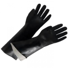 PVC Coated Chemical Gloves-18" (Dozen)